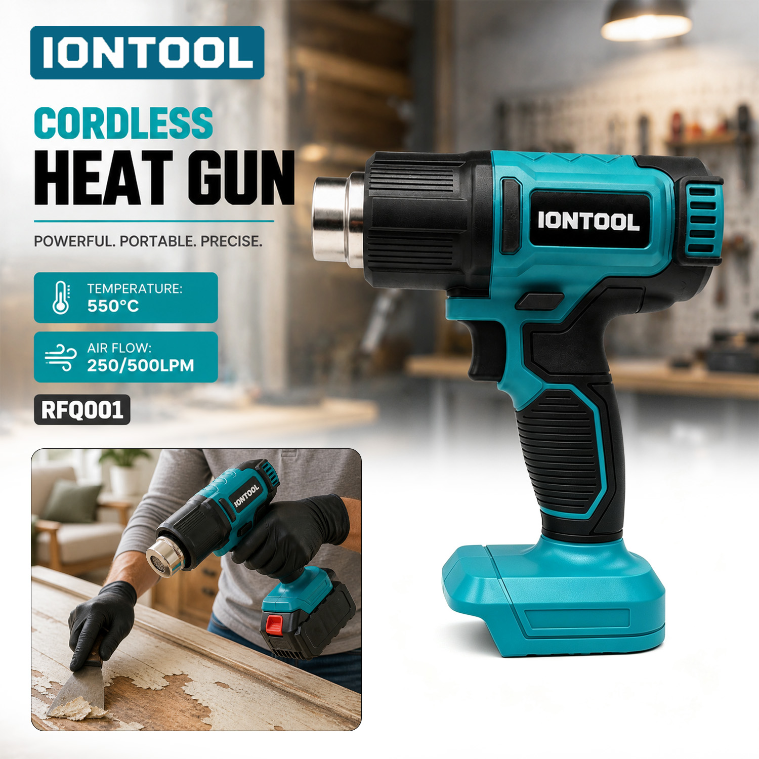 IONTOOL Compact Dual-Speed 550 - Craft Heat Gun Dual Temperature Shrink review and price