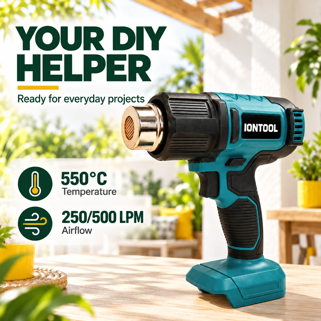 IONTOOL 550℃ Dual-Speed Durabl - Craft Heat Gun Dual Temperature Shrink review and price